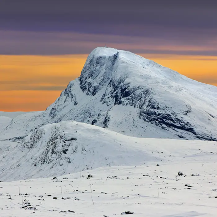 Fjelltoppen Bitihorn ved Beitostølen. En flott topptur